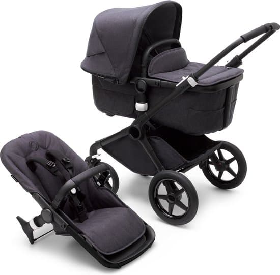 Bugaboo Kinderwagen 2 in 1 Fox 3 Mineral Compleet Black Washed Black