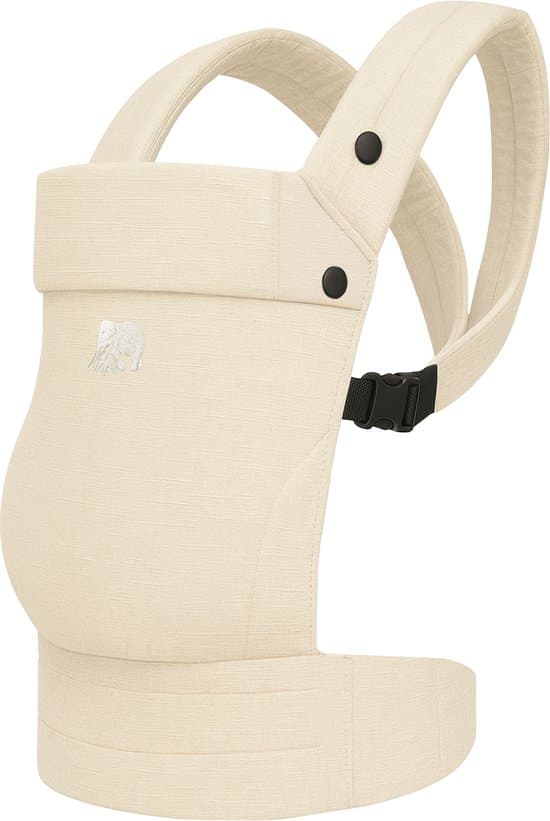 Deryan Amora Draagzak Baby Linnen - Ergonomische Babydrager - Cream