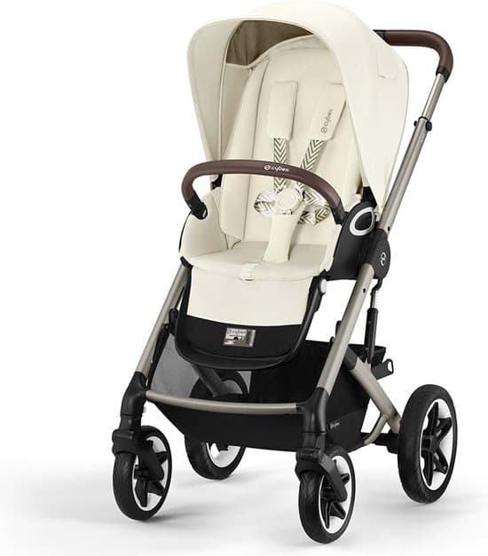 Cybex Talos S Lux Kinderwagen - Taupe Frame - Seashell Beige