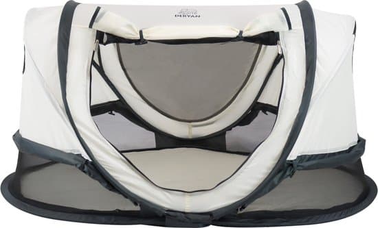 Deryan Shane Luxe 2026 Campingbedje - Baby tent - Anti-UV 50+ - Peuterbed - Cream