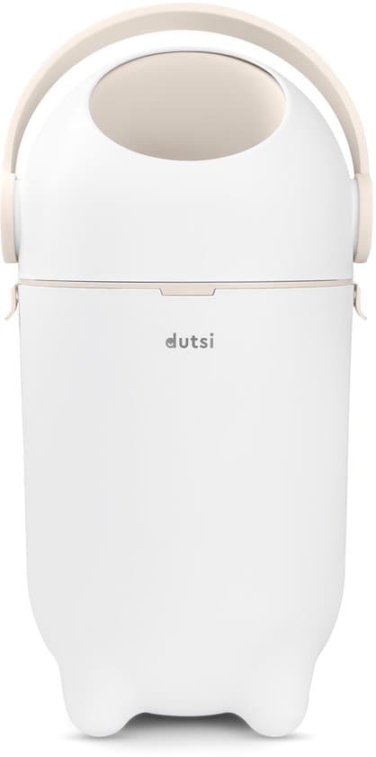 Dutsi - Design Luieremmer – 100% Geurvrij & Universeel – Ruimte voor 20 luiers - Incl. 40 Zakjes - Beige