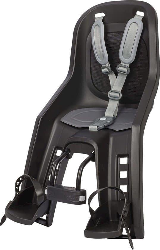 Polisport Bubbly Mini Plus Kinderzitje - Zwart/Donkergrijs