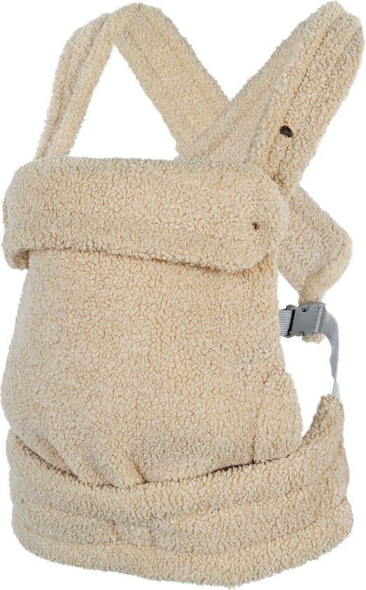 BimbelBoo® Fluffy Draagzak Baby - 3 tot 24 maanden - Tot 20kg - Buik en rugdrager - Baby Carrier - Baby Draagzak