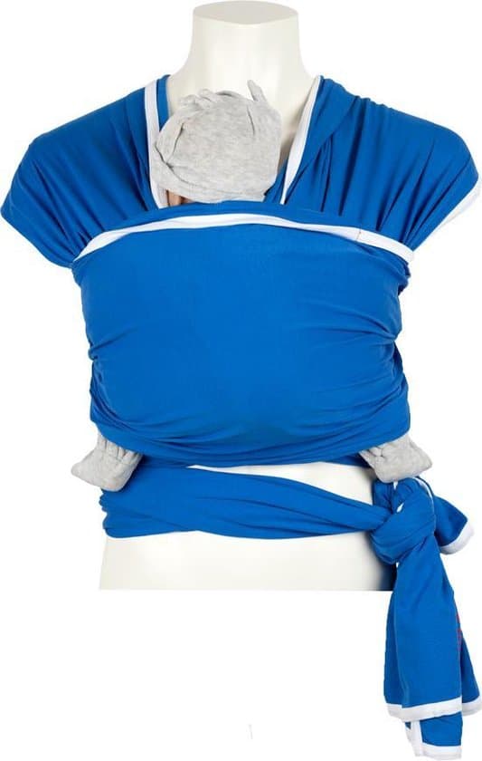 With a touch of Rose Draagdoek - Cobalt - Biologisch katoen - Fairtrade