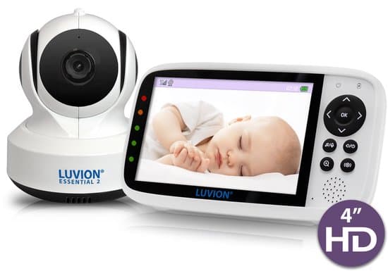 LUVION® Essential 2 Babyphone - Babyfoon met Camera - Uitbreidbaar tot 4 Baby Camera's - Premium Baby Monitor