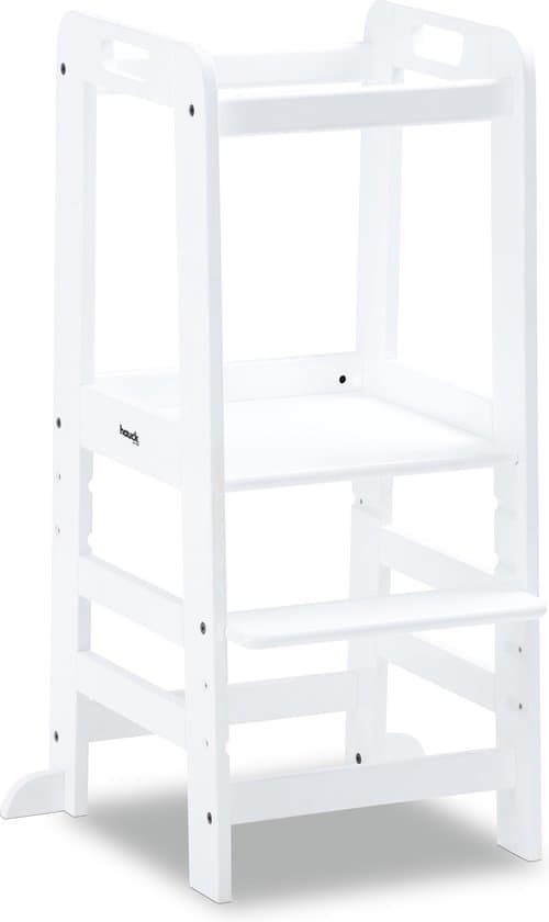 Hauck Learn N Explore - Leertoren - Opstapje - FSC® Mix Gecertificeerd Beukenhout - White