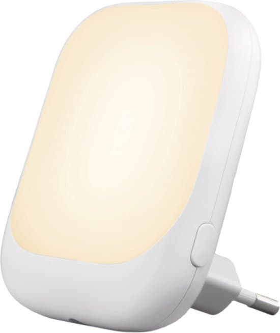 Zazu Automatisch Led Nachtlampje - Wit - Stopcontact - Kinderen - voor Baby en Kind
