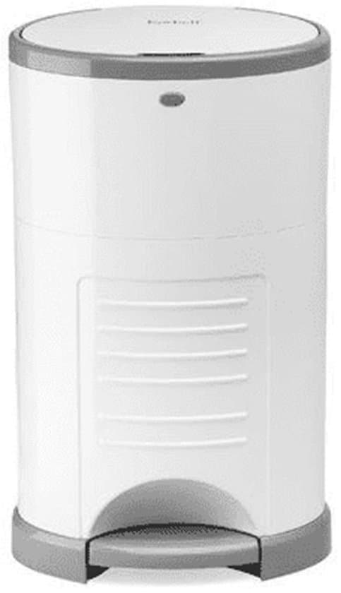 Korbell Luieremmer 9L - 27 x 19,5 x 45 cm - wit / grijs