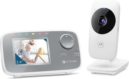 Motorola Nursery Babyfoon met Camera - Baby Monitor VM482 - Baby Camera met 2,4‑inch Kleuren Display, Tweeweg Communicatie, Temperatuurmonitor en Infrarood Nachtvisie - 300M Bereik