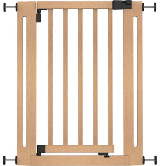 Safetots Klemhek Elegantie, 63cm - 71cm, Naturel, Hout, Traphekje