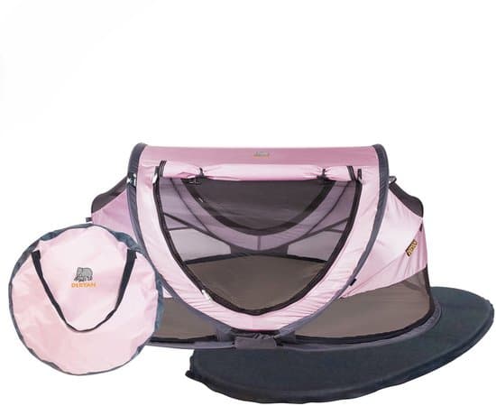 Deryan Peuter Luxe Campingbedje – Inclusief zelfopblaasbare matras - Rose