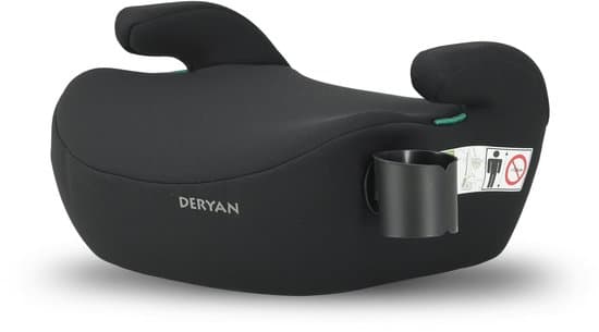 Deryan Cody Basic I-Size Autostoel Zitverhoger - 22-36 kg, 125-150 cm - Brede en Comfortabele Zitting met Zacht EPE-schuim - Met Armleuningen
