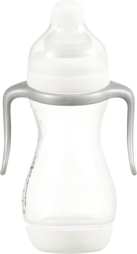 Difrax Papfles S-babyfles - 310 ml - Anti Koliek - Wit - 1 Stuk